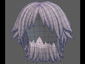 Base Hair for Boy V63 3D Model