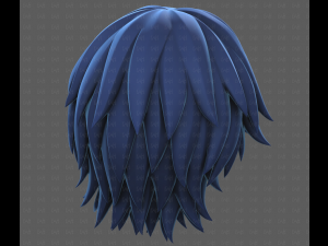 Base Hair for Boy V63 3D Model
