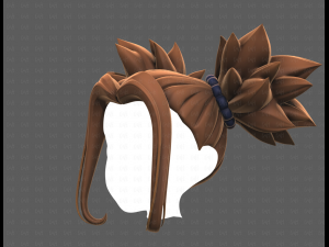 Base Hair for girl V63 Modelo 3D