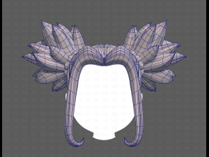 Base Hair for girl V63 Modelo 3D