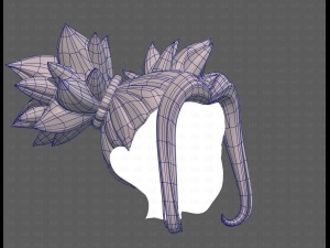 Base Hair for girl V63 Modelo 3D