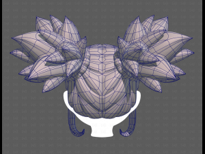 Base Hair for girl V63 Modelo 3D
