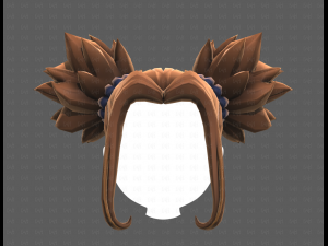 Base Hair for girl V63 Modelo 3D