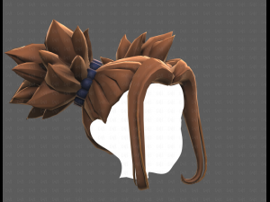 Base Hair for girl V63 Modelo 3D