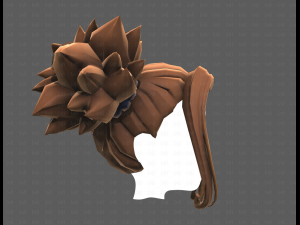 Base Hair for girl V63 Modelo 3D