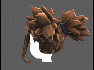Base Hair for girl V63 Modelo 3D