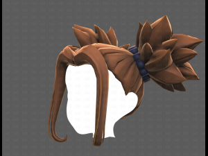 Base Hair for girl V63 Modelo 3D