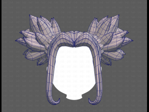 Base Hair for girl V63 Modelo 3D