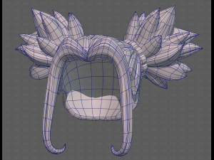 Base Hair for girl V63 Modelo 3D