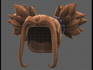 Base Hair for girl V63 Modelo 3D