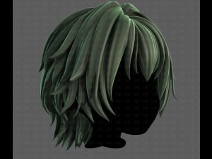 3D Hair style for boy V123 3D Модель