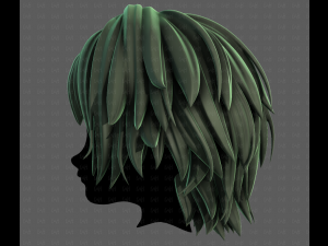 3D Hair style for boy V123 3D Модель