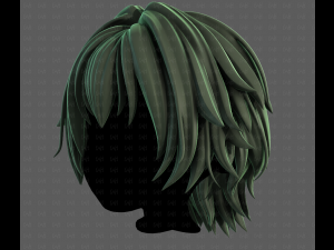 3D Hair style for boy V123 3D Модель