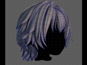 3D Hair style for boy V123 3D Модель