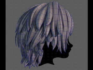 3D Hair style for boy V123 3D Модель