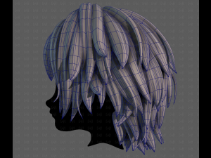 3D Hair style for boy V123 3D Модель