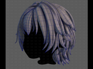 3D Hair style for boy V123 3D Модель