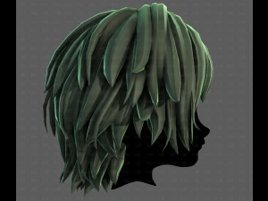 3D Hair style for boy V123 3D Model