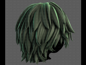 3D Hair style for boy V123 3D Модель