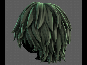 3D Hair style for boy V123 3D Модель