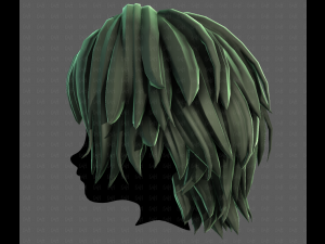 3D Hair style for boy V123 3D Модель