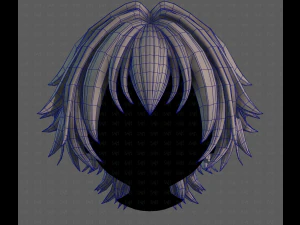 3D Hair style for boy V123 3D Model