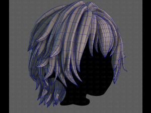 3D Hair style for boy V123 3D Модель