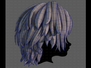 3D Hair style for boy V123 3D Модель