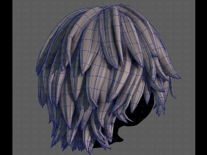 3D Hair style for boy V123 3D Модель