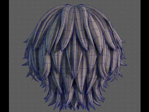 3D Hair style for boy V123 3D Model