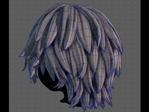 3D Hair style for boy V123 3D Модель
