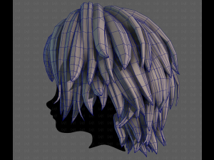 3D Hair style for boy V123 3D Модель