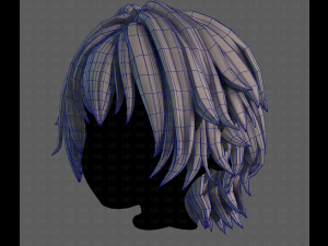 3D Hair style for boy V123 3D Модель