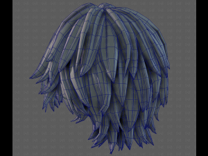 3D Hair style for boy V123 3D Модель