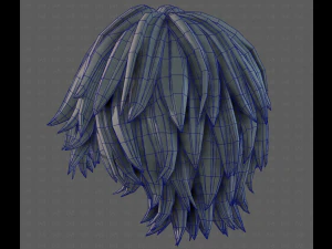 3D Hair style for boy V123 3D Model