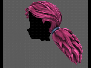 3D Hair style for girl V123 Model 3D