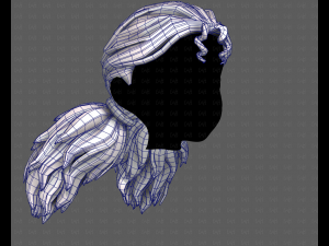 3D Hair style for girl V123 Model 3D