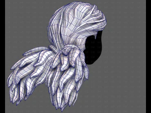 Peinado para ni&ntilde;a V123 modelo 3d Modelo 3D