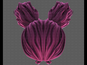 3D Hair style for girl V123 Model 3D