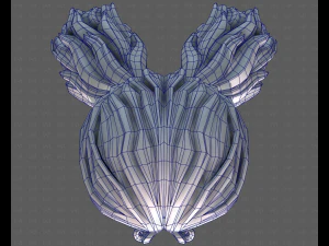 Peinado para ni&ntilde;a V123 modelo 3d Modelo 3D