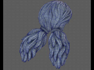Peinado para ni&ntilde;a V123 modelo 3d Modelo 3D