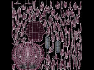 Peinado para ni&ntilde;a V123 modelo 3d Modelo 3D
