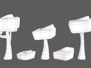 Trees Cartoon V58 3D-Modell