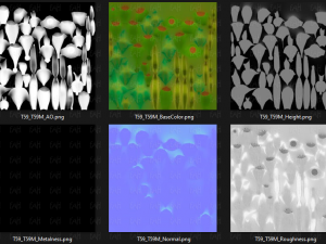 Trees Cartoon V59 3D Model