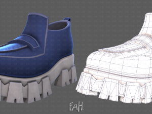 Shoes cartoonV59 3D 모델