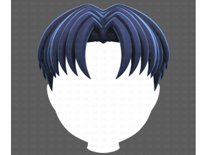 Base Hair for Boy V64 3D Model