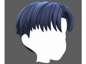 Base Hair for Boy V64 3D Model