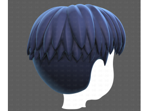 Base Hair for Boy V64 3D Model