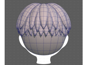 Base Hair for Boy V64 3D Model