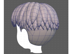 Base Hair for Boy V64 3D Model